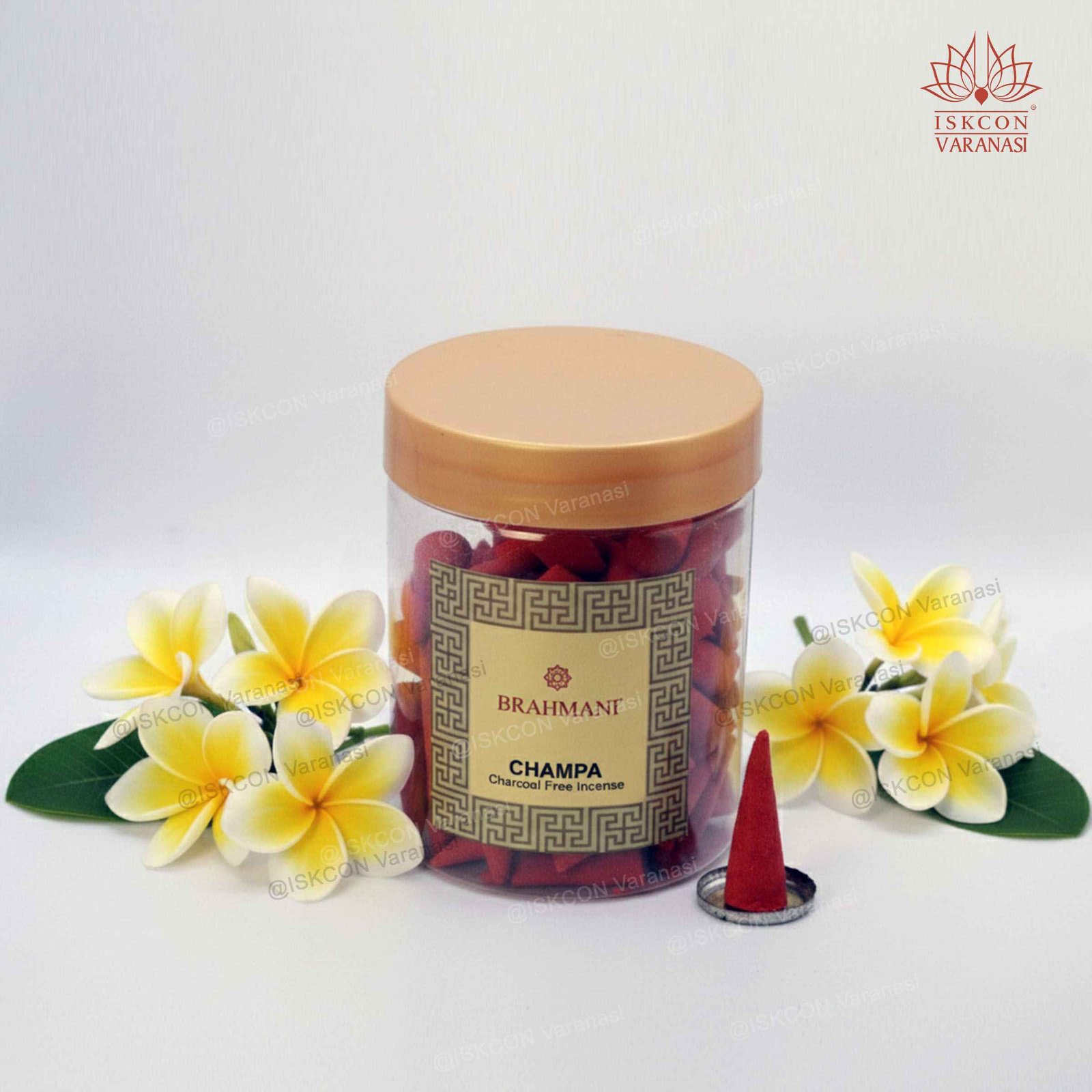 ISKCON Varanasi Natural Agarbatti - Champa Dhoop Cones