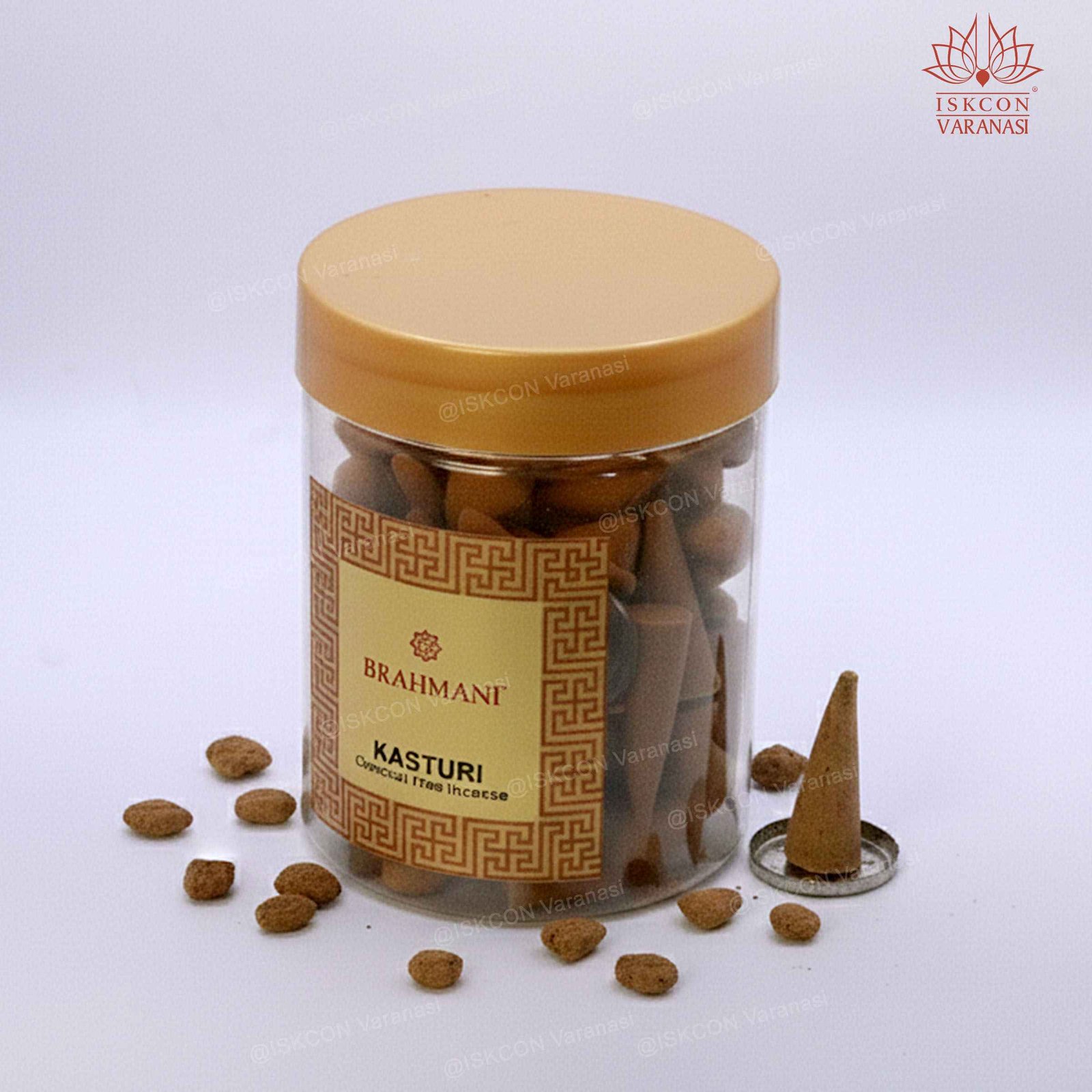 ISKCON Varanasi Natural Agarbatti - Kasturi Dhoop Cones